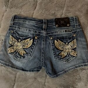 Miss Me butterfly shorts